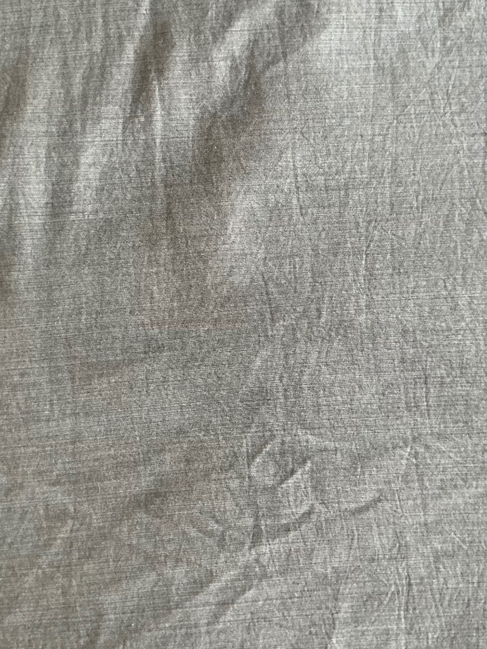 NWOT Hotel Collection gray lightweight cotton KING Duvet cover